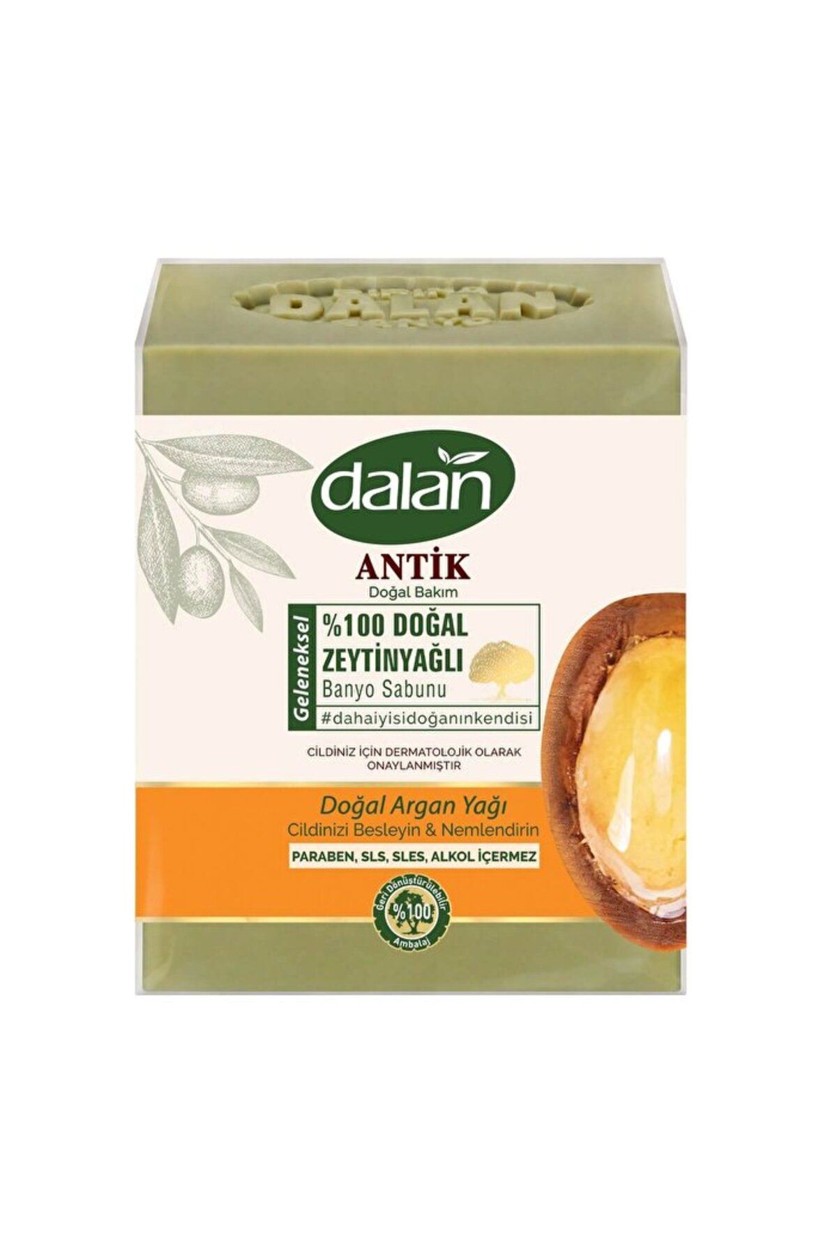 Dalan Katı Sabun - Antik Zeytinyağlı Argan - 4x150 gr