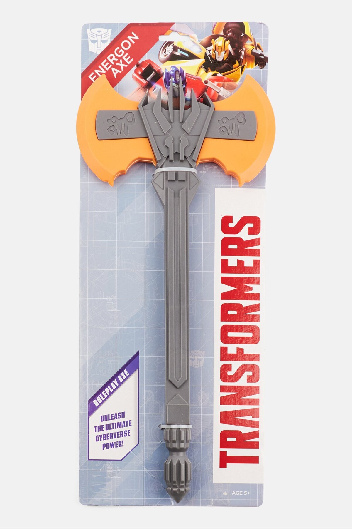 transformers-Energon Axe By Hasbro, Grey/Orange 1