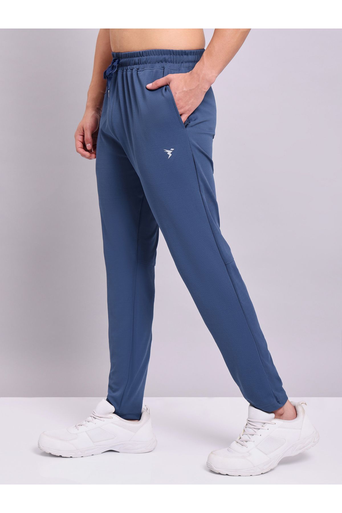 Technosport By Styli-Logo 4-Way Stretch Track Pants 4