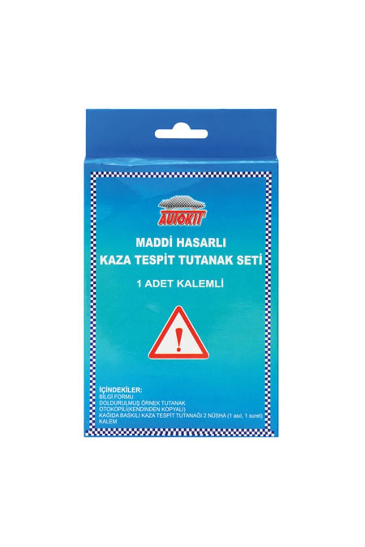 Autokit Kaza Tespit Tutanak Seti 3 ADET