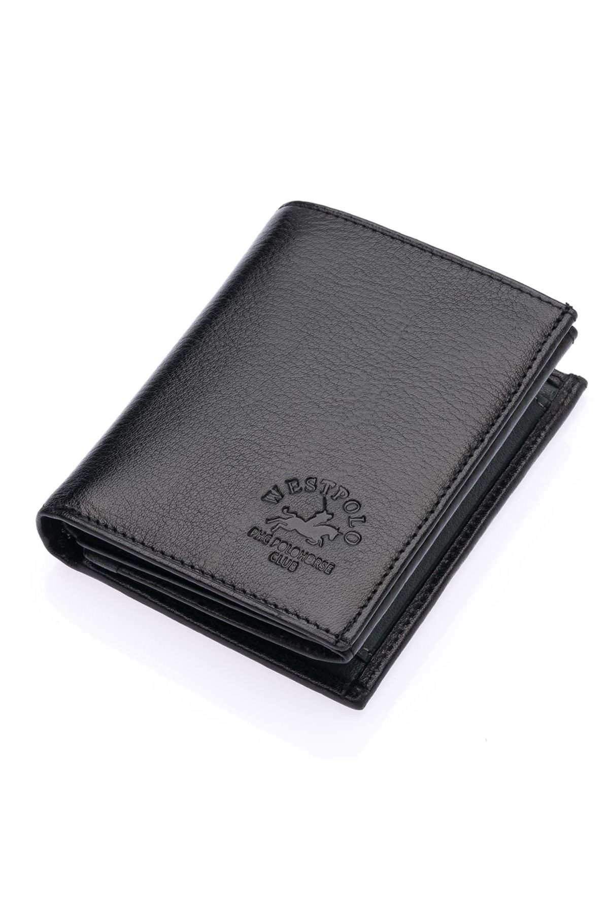 Westpolo-Genuine Leather Men's Wallet Card Holder 4