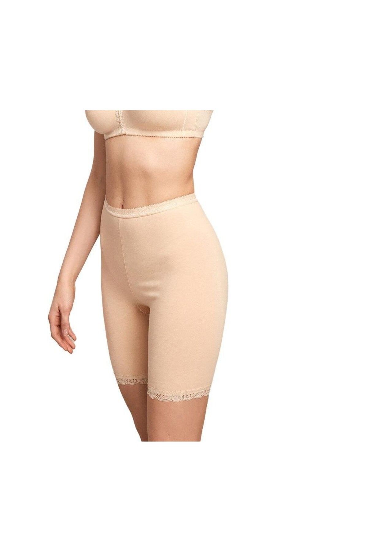 Kom-Chiloți din piele din 2 piese din bumbac modal, lycra, dantelă, picior lung KQ.OBSCKLT.1K.M1.K4 4