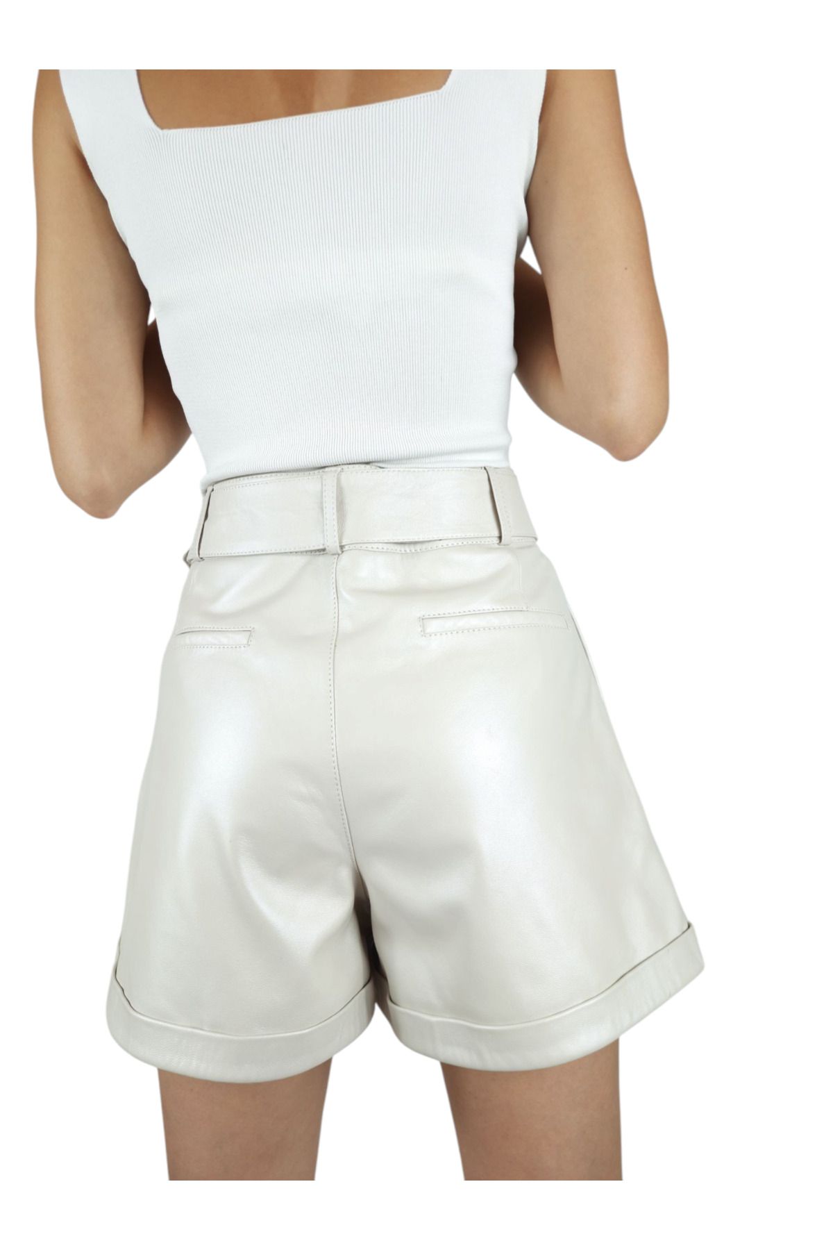 Rodos-Genuine Leather Shorts 2