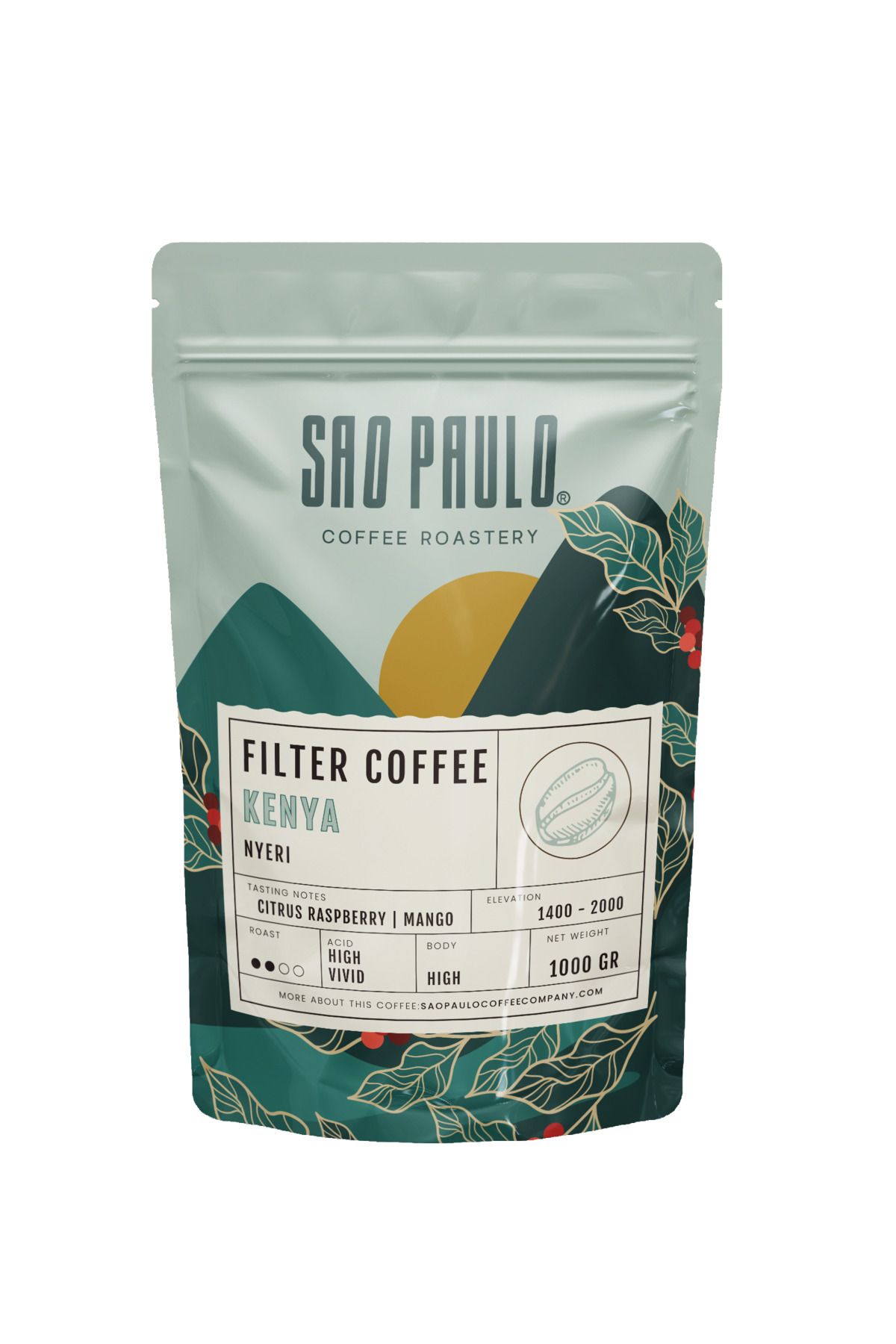 Hancıoğlu Sao Paulo Coffee Sao Paulo KENYA FILTER COFFEE 250 Gram