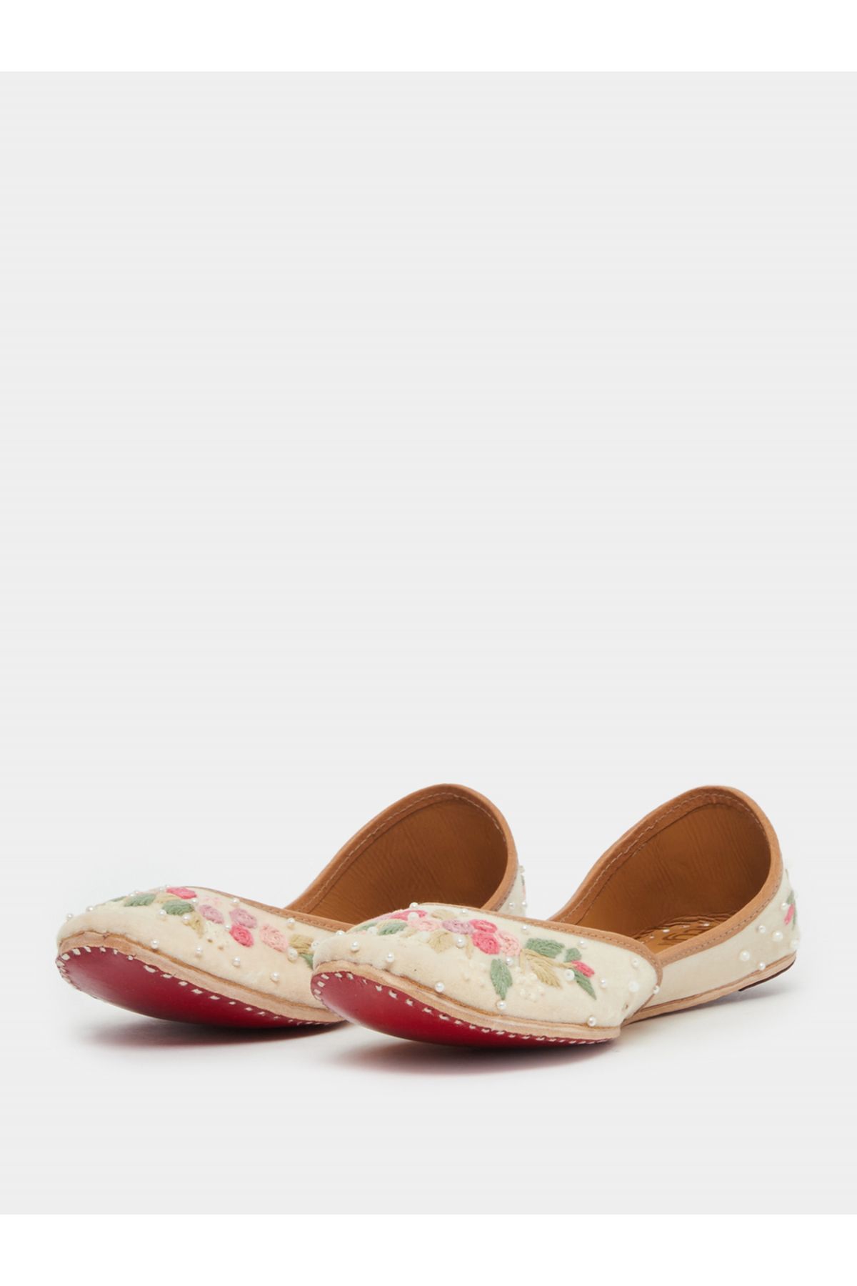 Styli-Ethnic Embellished Flat Shoes 2