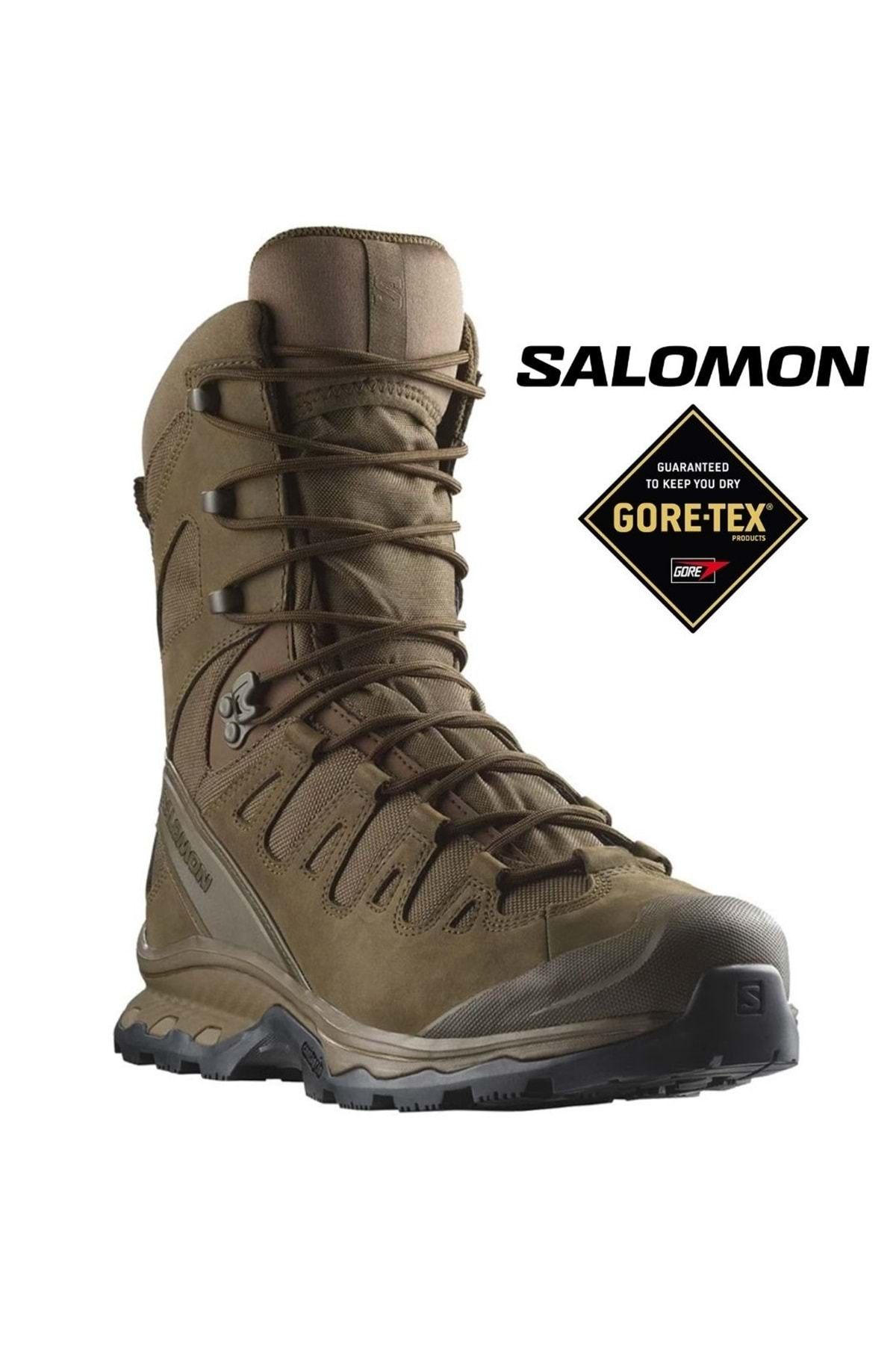 Salomon Lowa Gore-Tex® Su Geçirmez Tactical Bot Özel Kuvvetler Askeri Botu Erkek Bot KAHVERENGİ