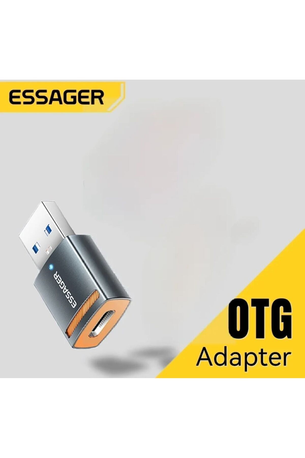 essager-USB 3.0 to Type-C 5A 5Gbps Fast Converter Adapter, New Generation Led Light Converter 6