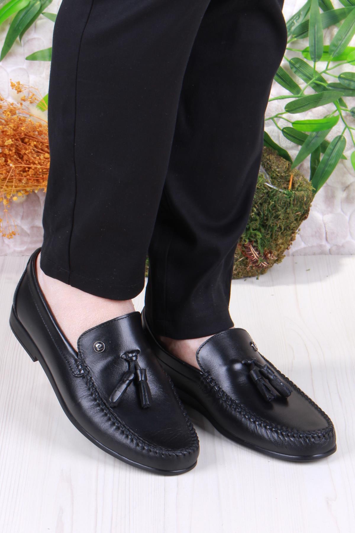 لوفر مردانه راسته | پیر کاردین Pierre Cardin 25Y-Pierre-Cardin-25101-Siy-M - تصویر 2