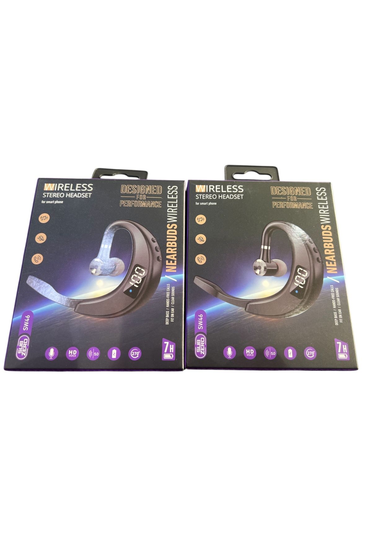 DEREN TEKNOLOJİ SW46 Kablosuz Led Göstergeli Kulaklik
