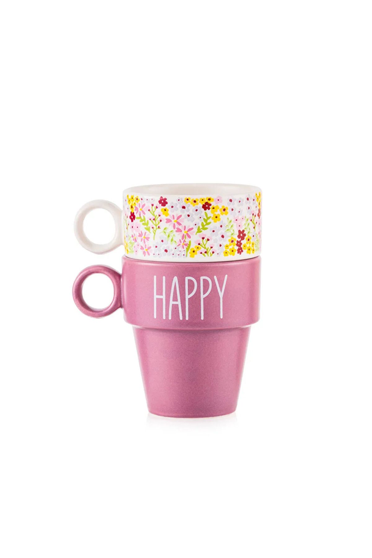 LC Waikiki-Mixed Printed Ceramic Mug Set of 2 235 ml 4