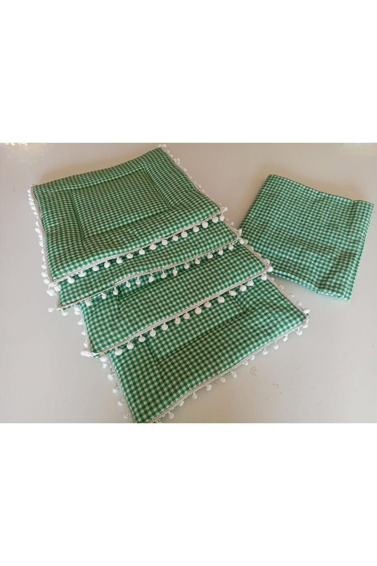Handmade Piknik Seti,4 minderli(40*40 cm) piknik seti,1 adet piknik örtüsü(170*170cm)
