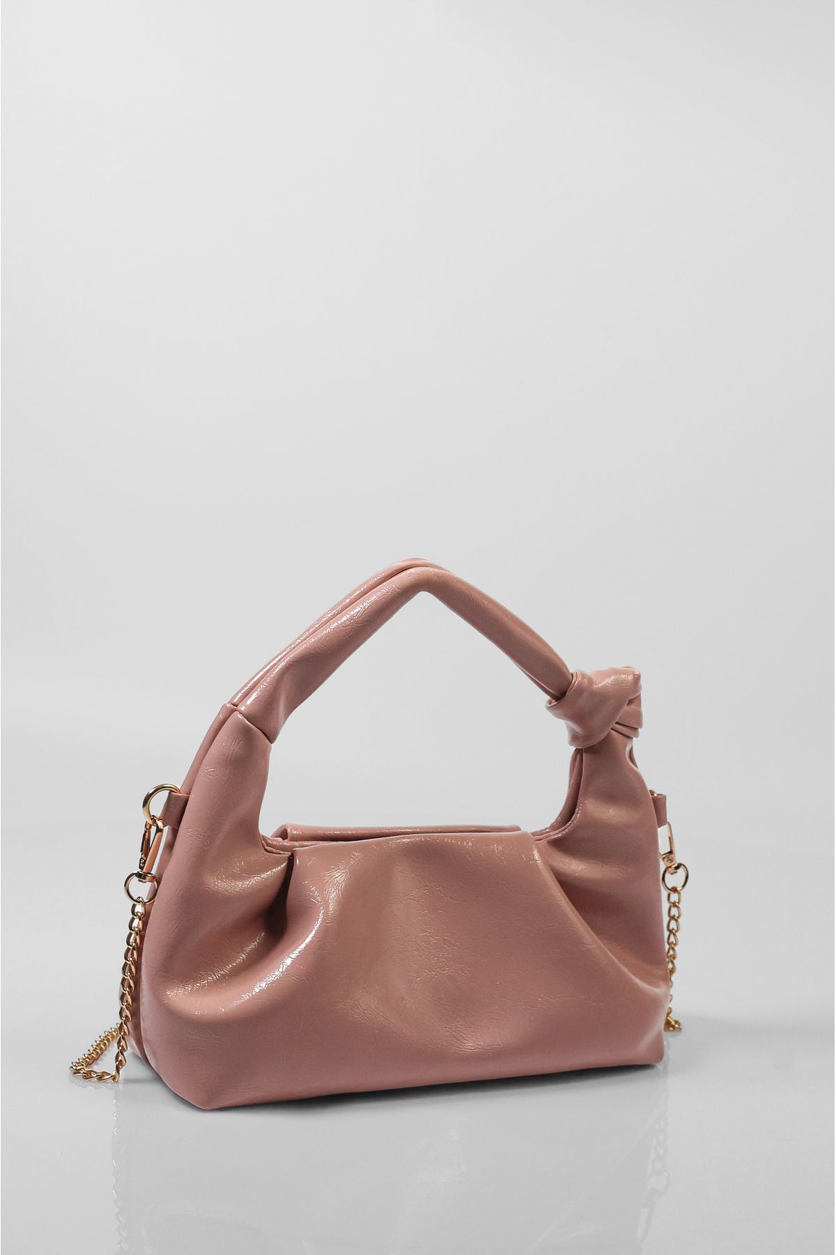 DENSİLA-Women's Pink Mini Chain Hand and Shoulder Bag 2