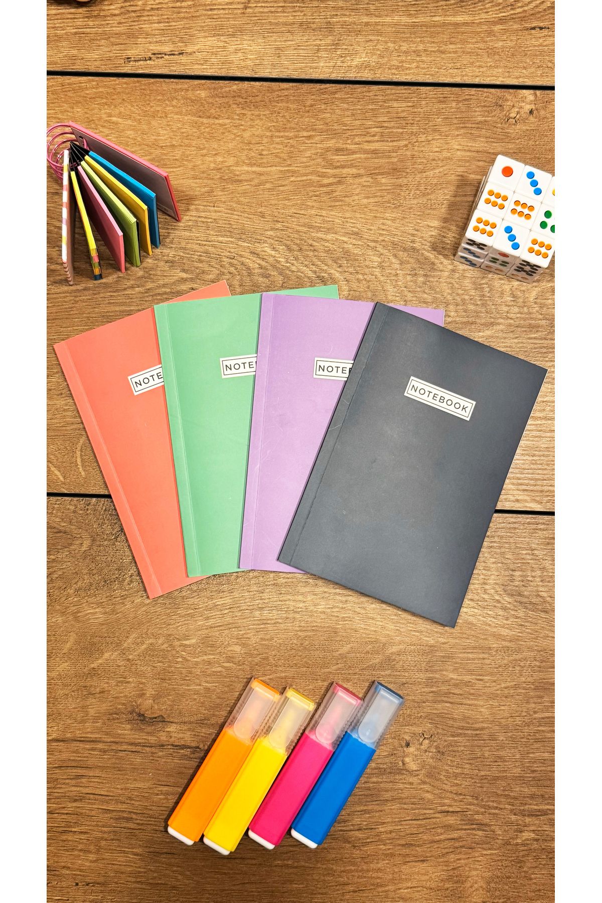 Fly Notes-13X20 cm 64 Pages Unlined School Notebook Set - Memory, Note, Unlined 5