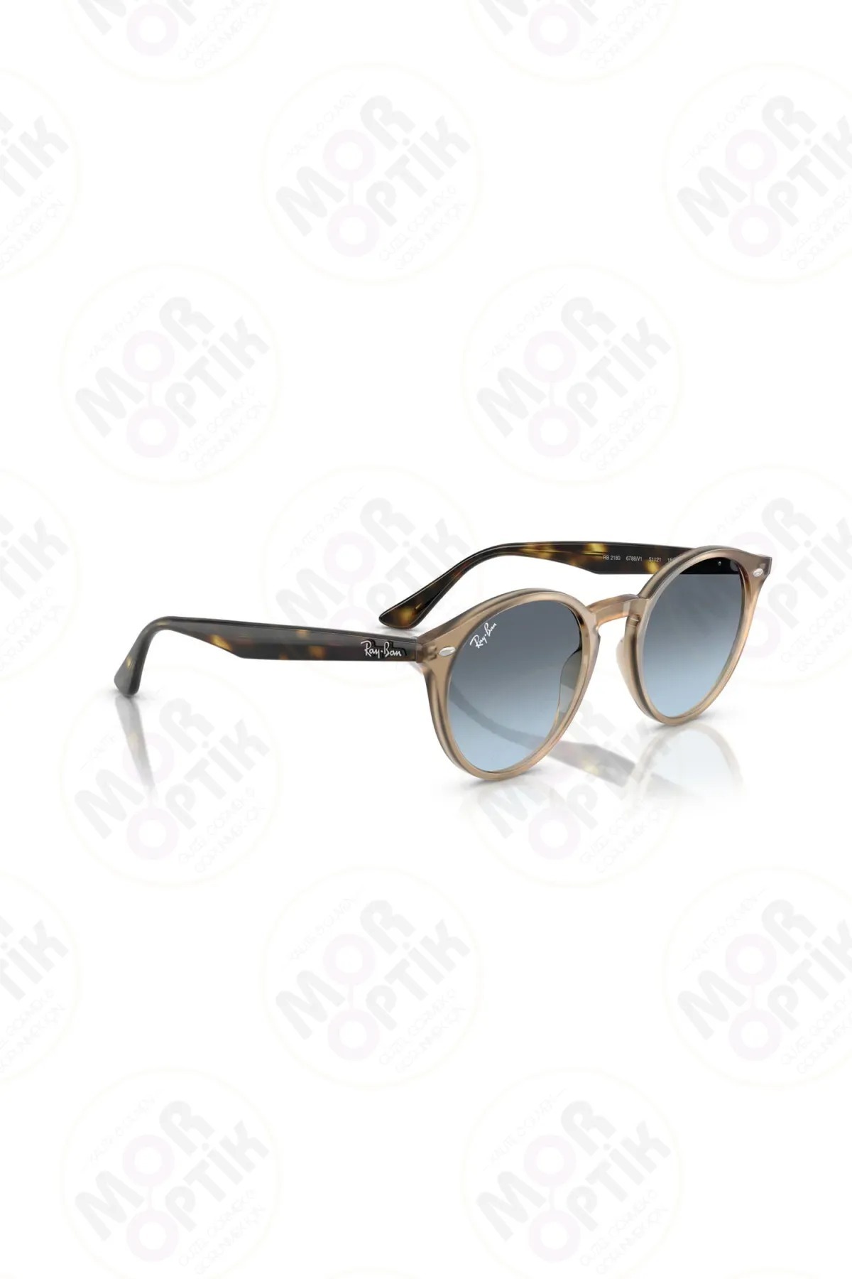 Ray-Ban-Purple Optical Rb2180 - Number 49 Classic Round Bone Model, New Colors 2