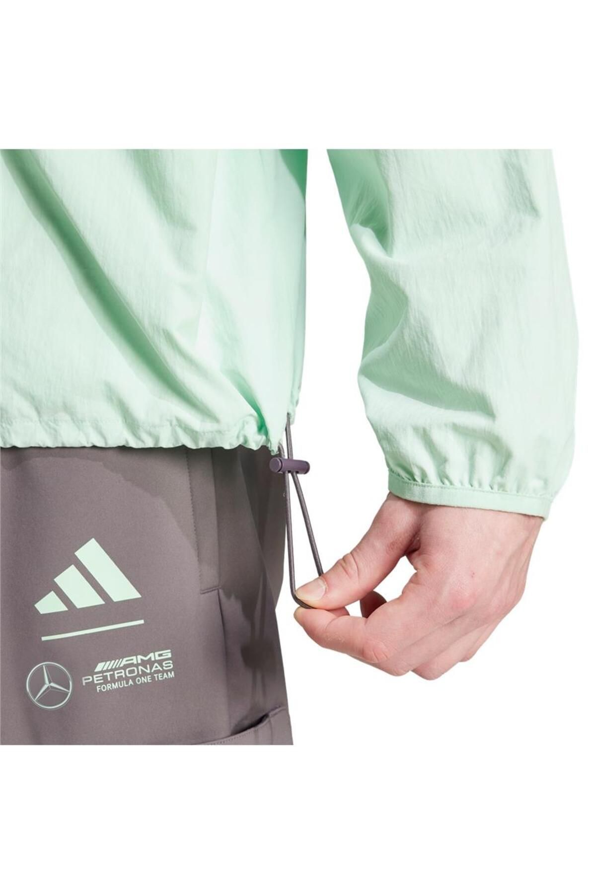 بارانی و بادگیر ورزشی سبز مردانه مرسدس AMG باد اورجینال adidas