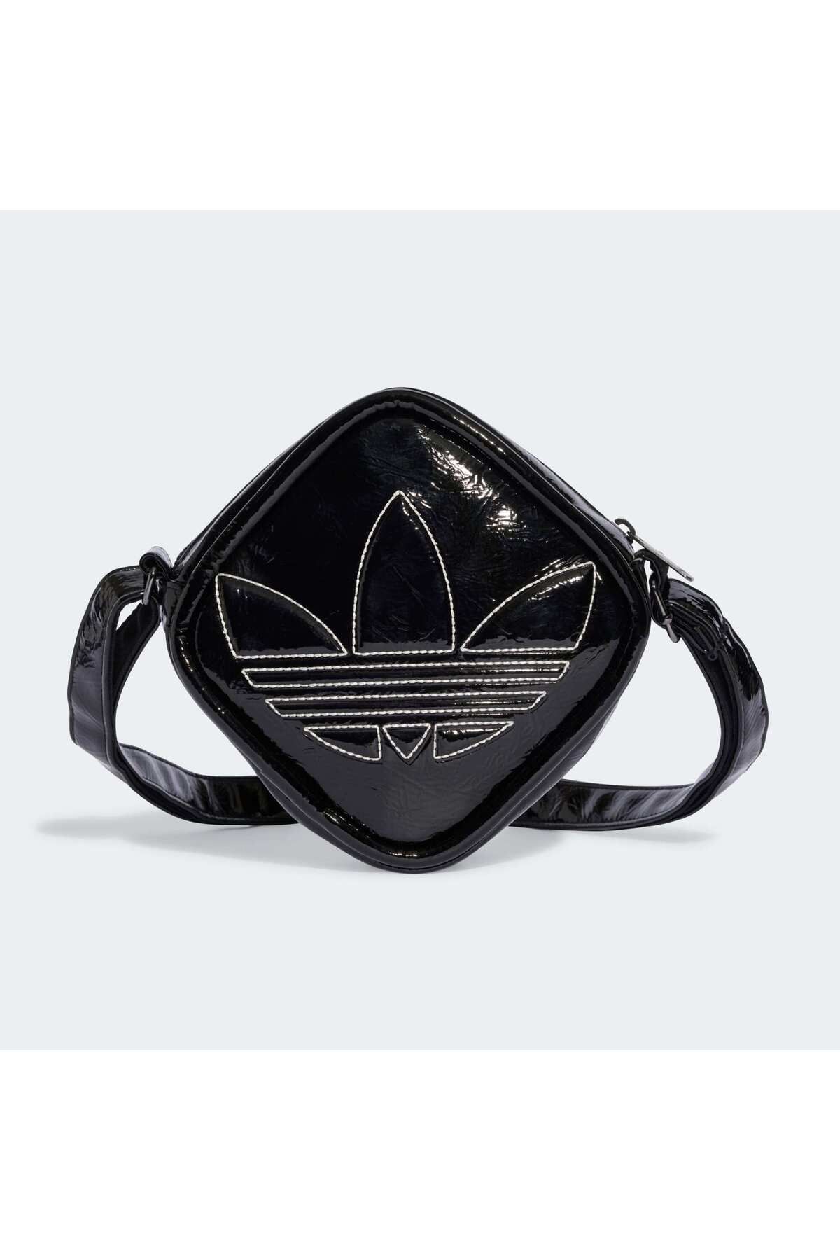 adidas-Adicolor Premium Classic Diamond Women's Black Shoulder Bag 1