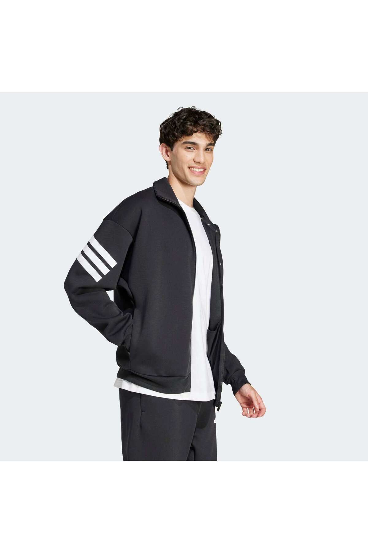 adidas-Men's Casual Tracksuit Top m Fı 3S Tt Jd4885 3