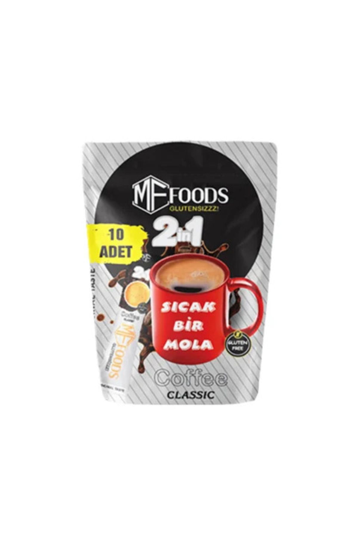 MF food MF Foods Glutensiz 2 in 1 Classic Kahve ( 10’lu )