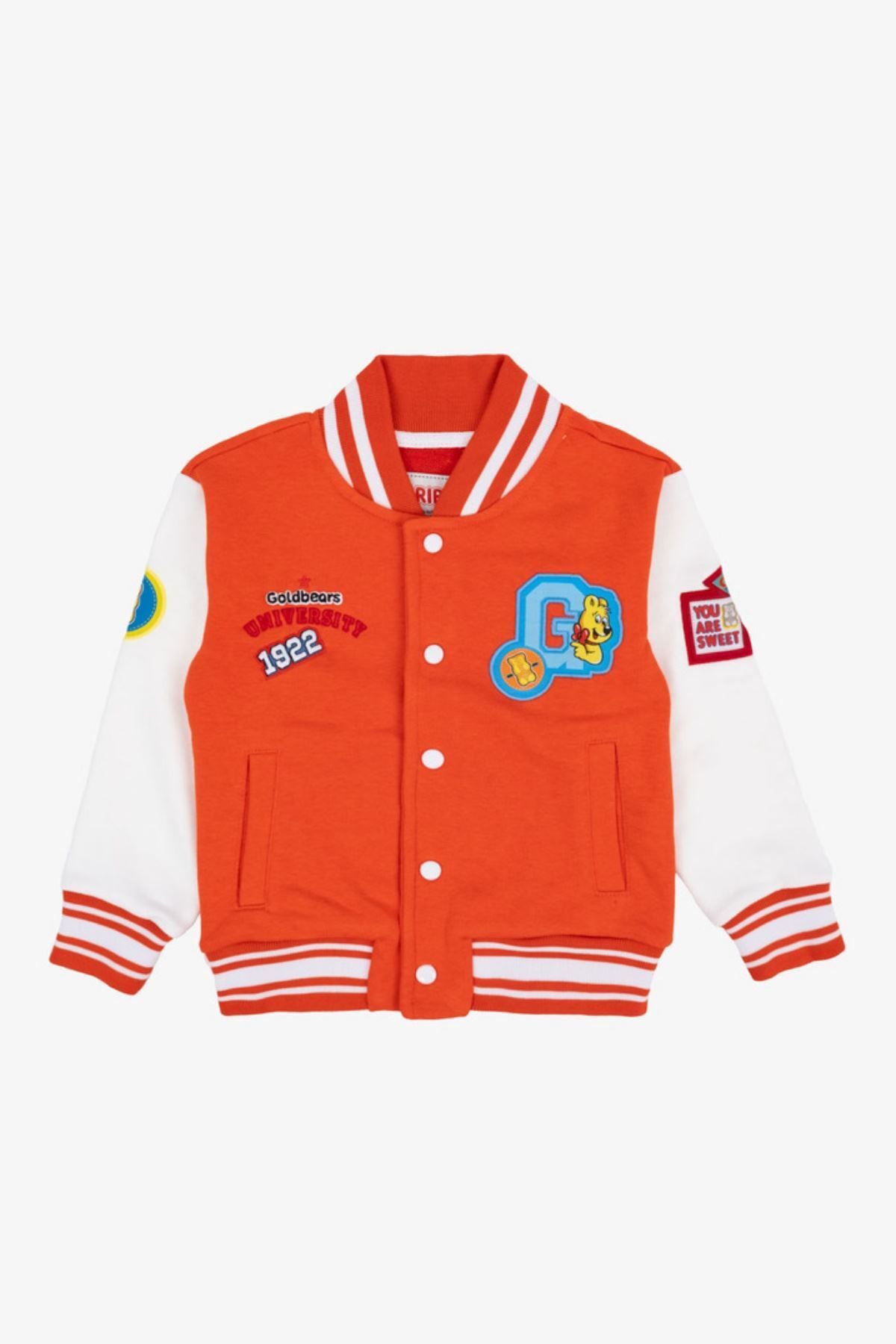 Haribo-4-10 Years Licensed Unisex Children's College Jacket -Orange- 1
