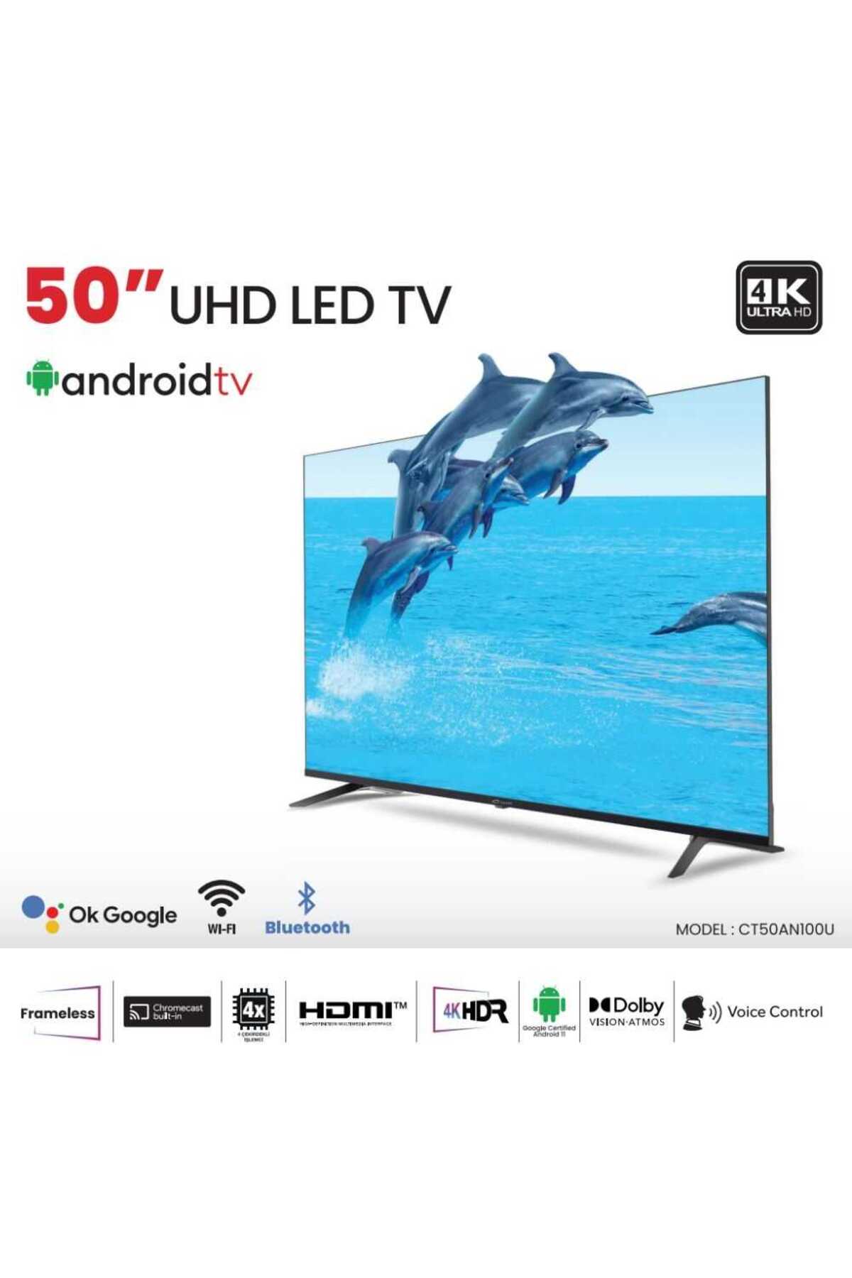 Conti CT50AN200U 50" 4K UHD Frameless Android Tv Televizyon