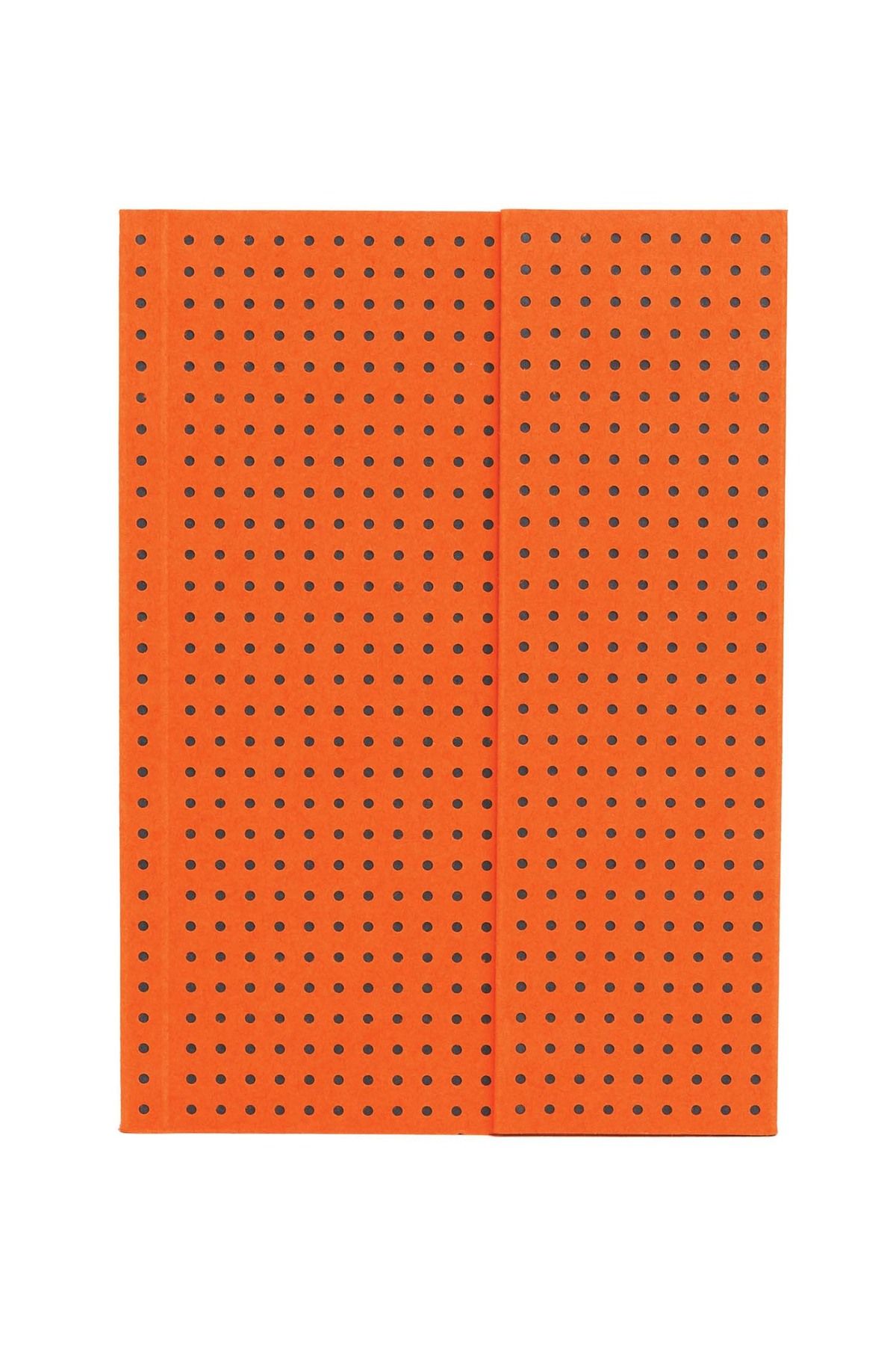 Paper-Oh-Circulo Orange on Grey A6 Unlined Wrap Closure 128 Pages 100gsm Notebook (Pack of 2) 2