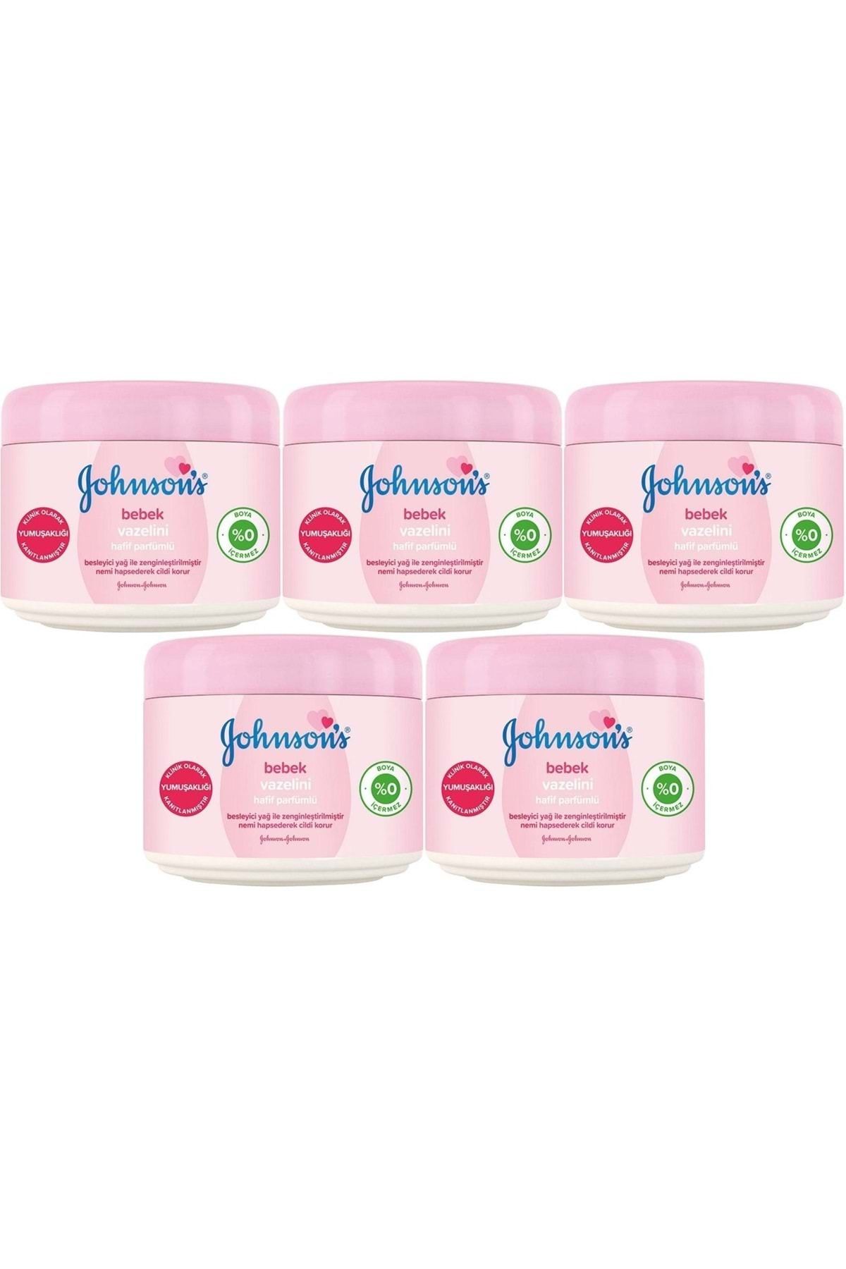 Johnson's Johnsons Baby Bebek Vazelini Hafif Parfümlü 100ML (5 Li Set)