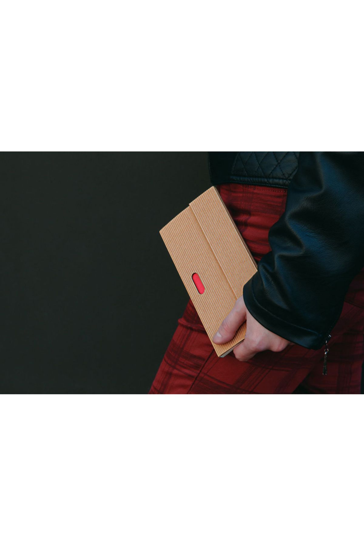Paper-Oh-Ondulo Natural B6.5 Unlined Wrap Closure 112pages 100gsm Notebook (Pack of 2) 7