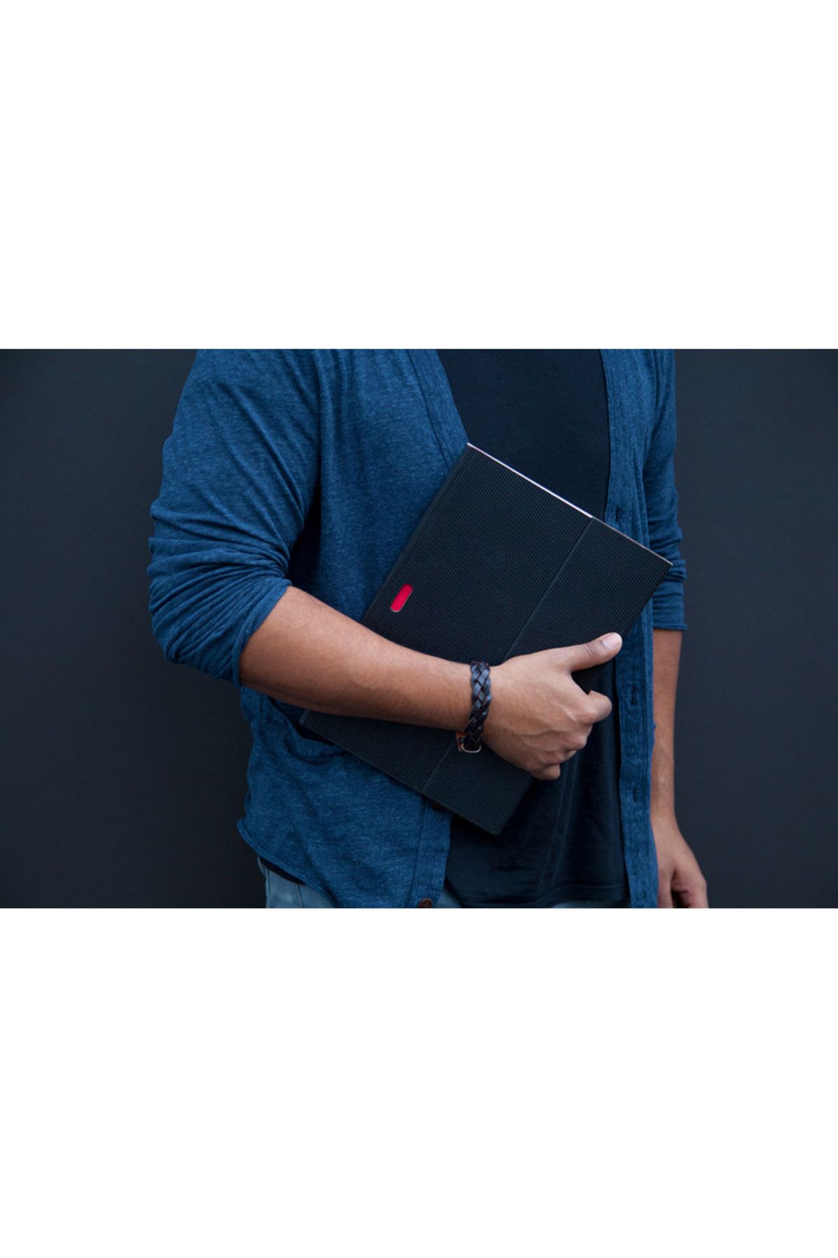 Paper-Oh-Ondulo Black B6.5 Lined Wrap Closure 112 Pages 100gsm Notebook (Pack of 2) 5
