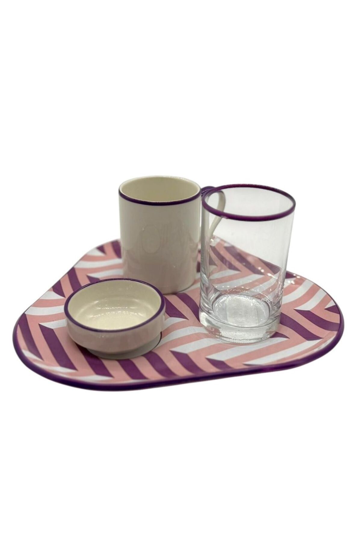 MEVLANA BAZAAR-Single 4 Piece Coffee Cup Presentation Set 1