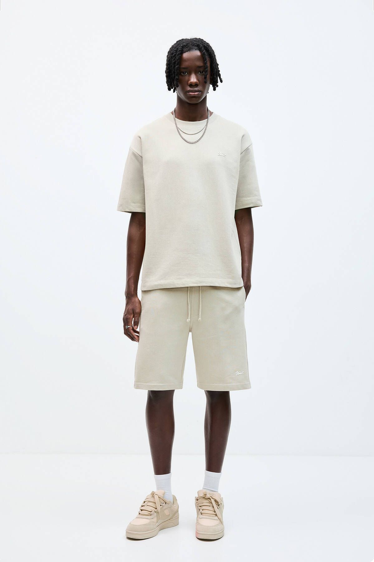 Pull & Bear-STWD jogger Bermuda shorts 1