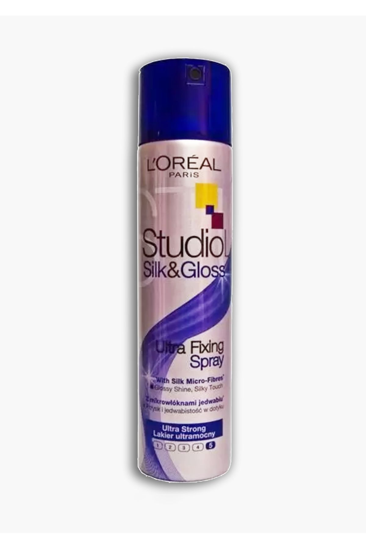 L'Oreal Paris Studio Line Saç Sabitleyici Sprey 250 ml, Silk&Gloss Saç Spreyi Ultra Güçlü