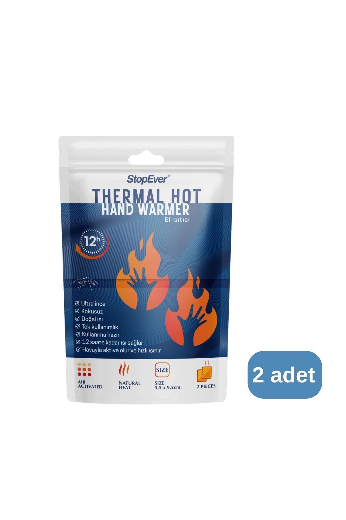 StopEver Thermal Hot El Isıtıcı 2'li