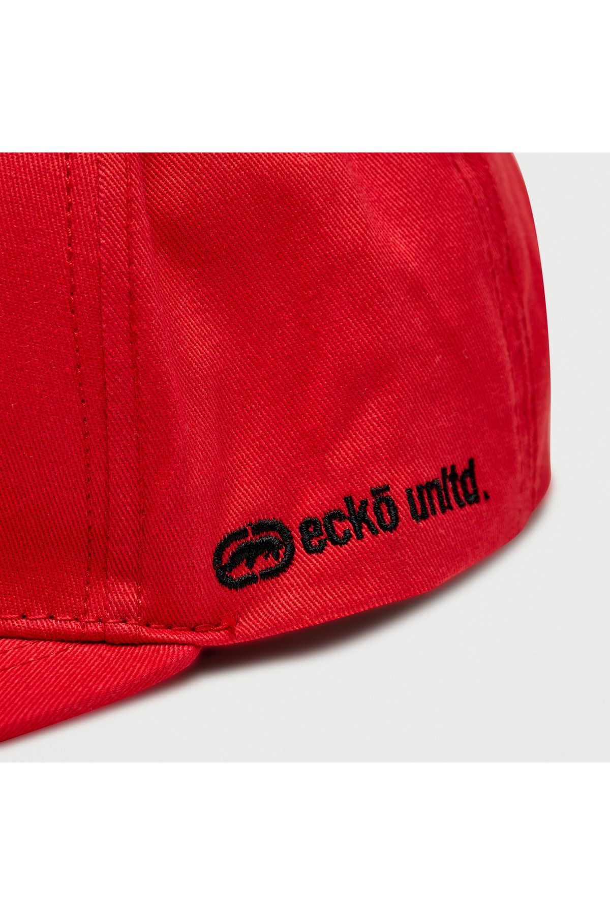 ECKO-Logo Embroidered Cap With Hook And Loop Strap Closure 4