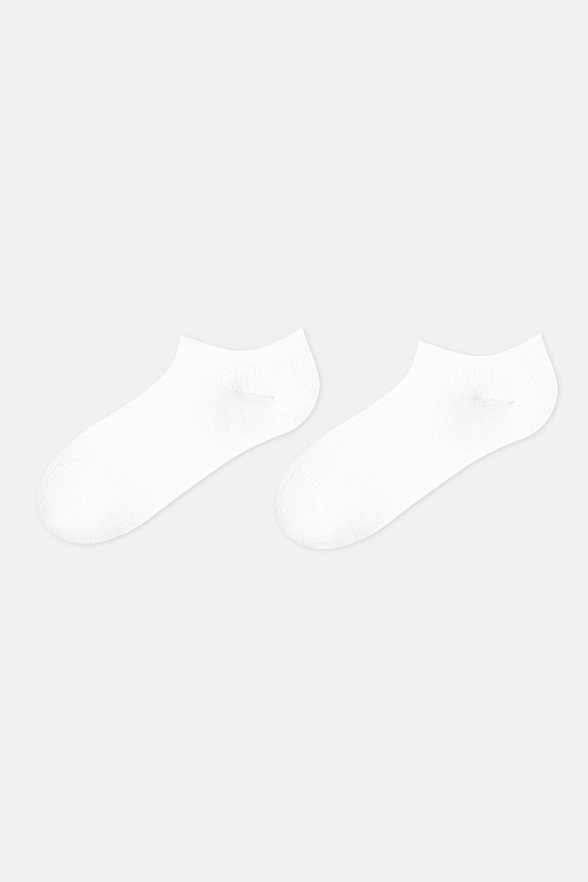 Dagi-White Men's 2-Piece Bamboo Booties Socks 2