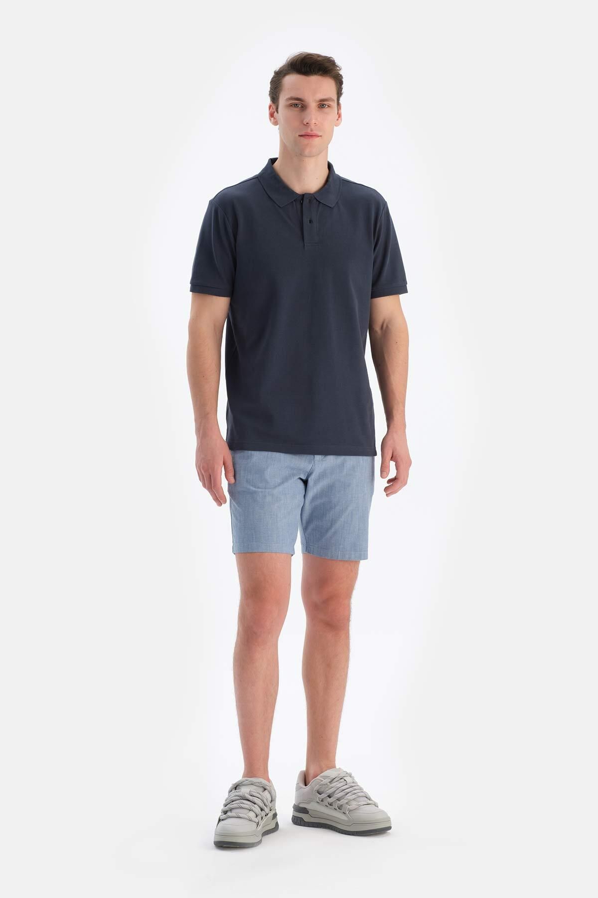 Dagi-Indigo Woven Shorts 4