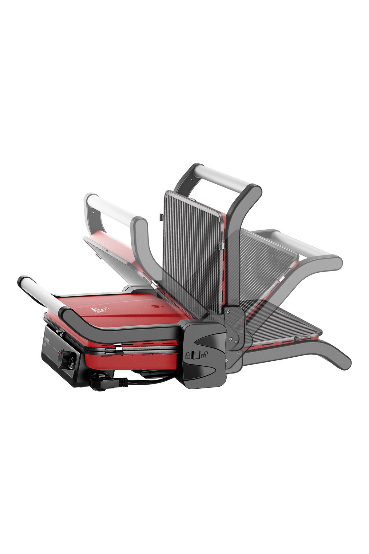 Gazzella-Red Toast Toast and Grill Machine 6