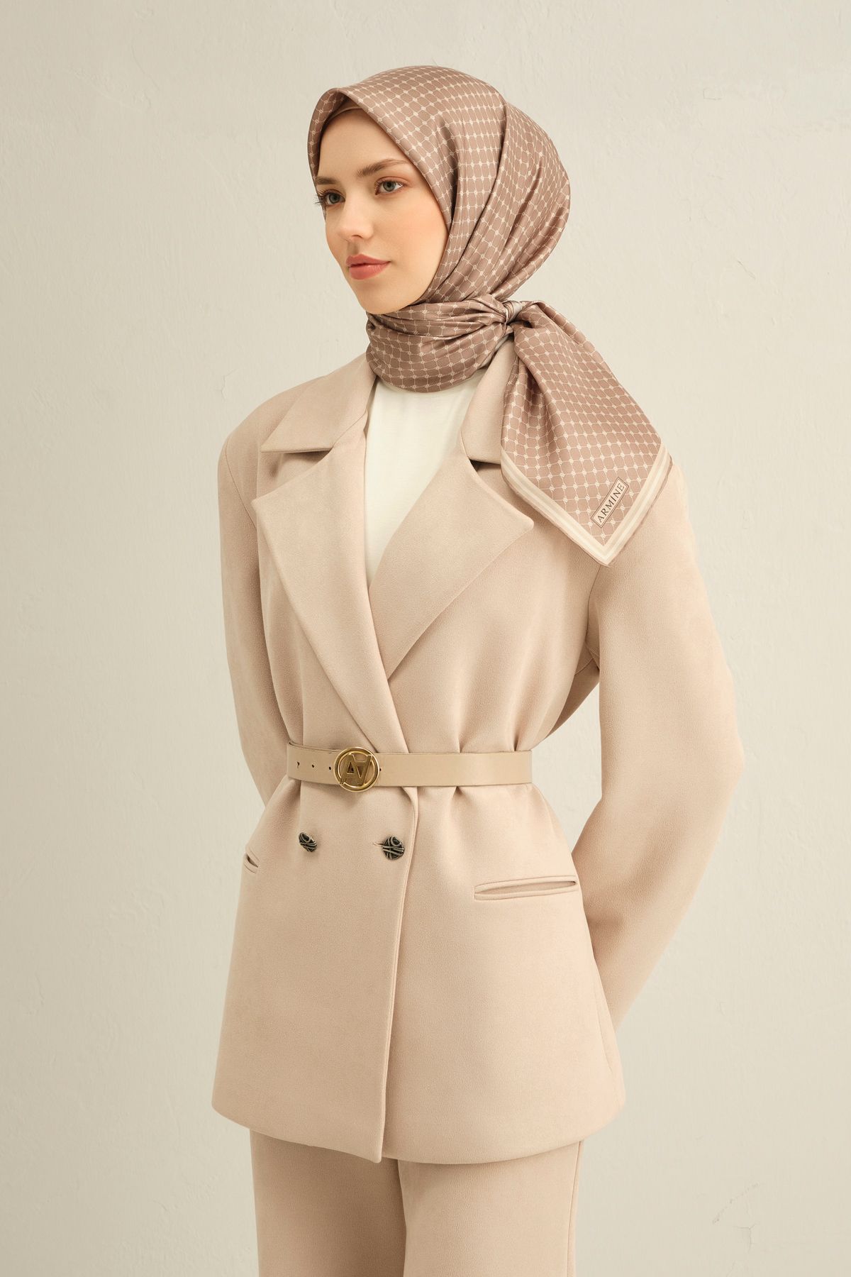 Armine-Eșarfă de mătase Armine 9345D (Twill) -12 1