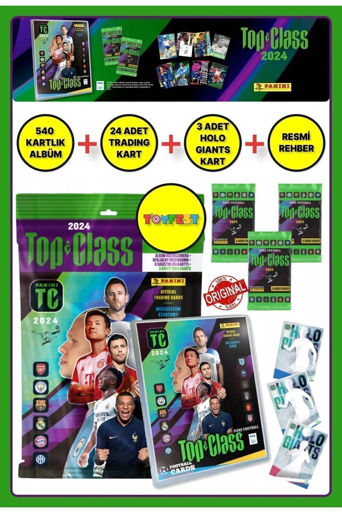 Panini-BAŞEL TOYS FIFA Top Class 2024 Mega Starter Pack - TC 1