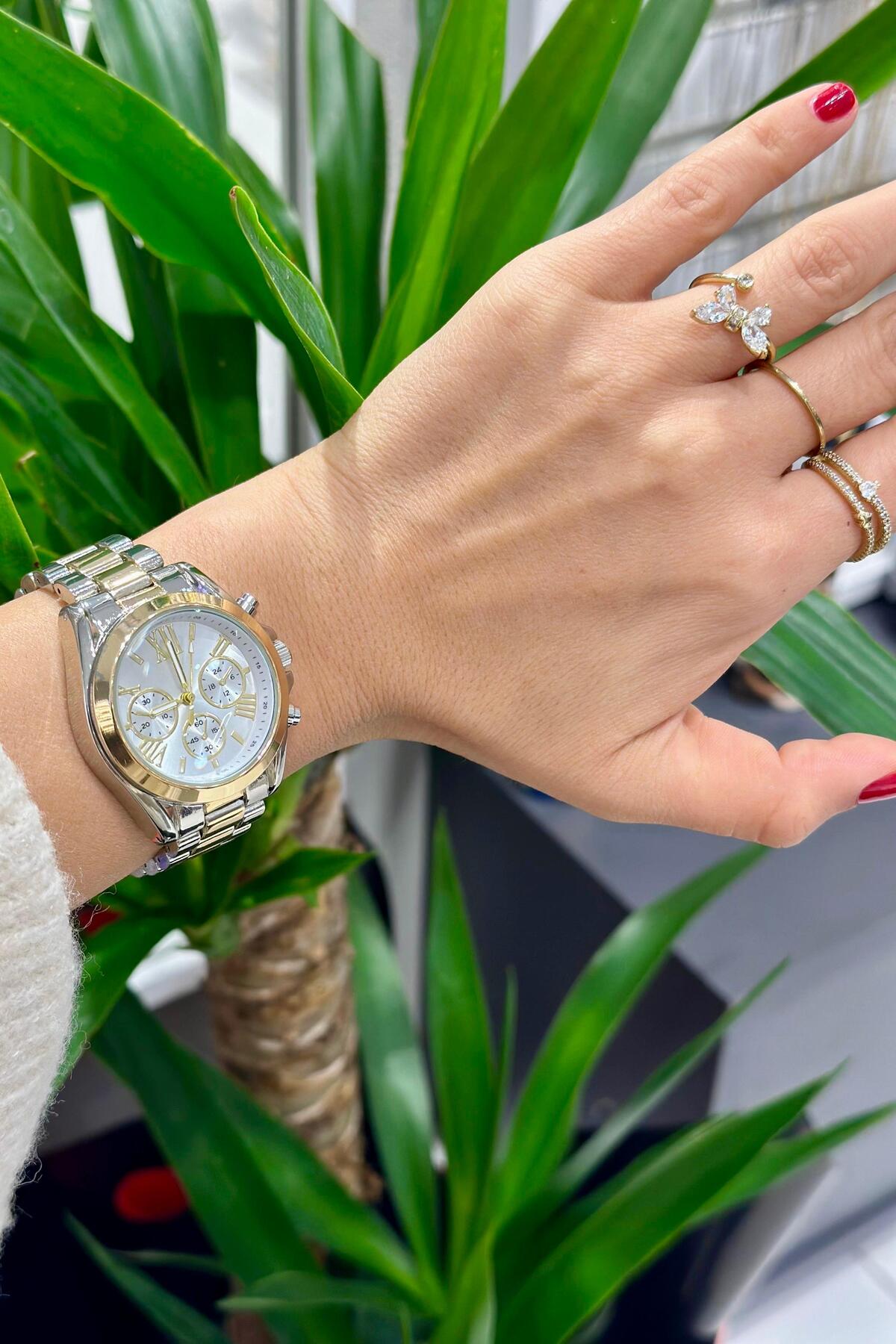 DEEPORA  METAL KORDON KADIN KOL SAATİ - Görsel 2