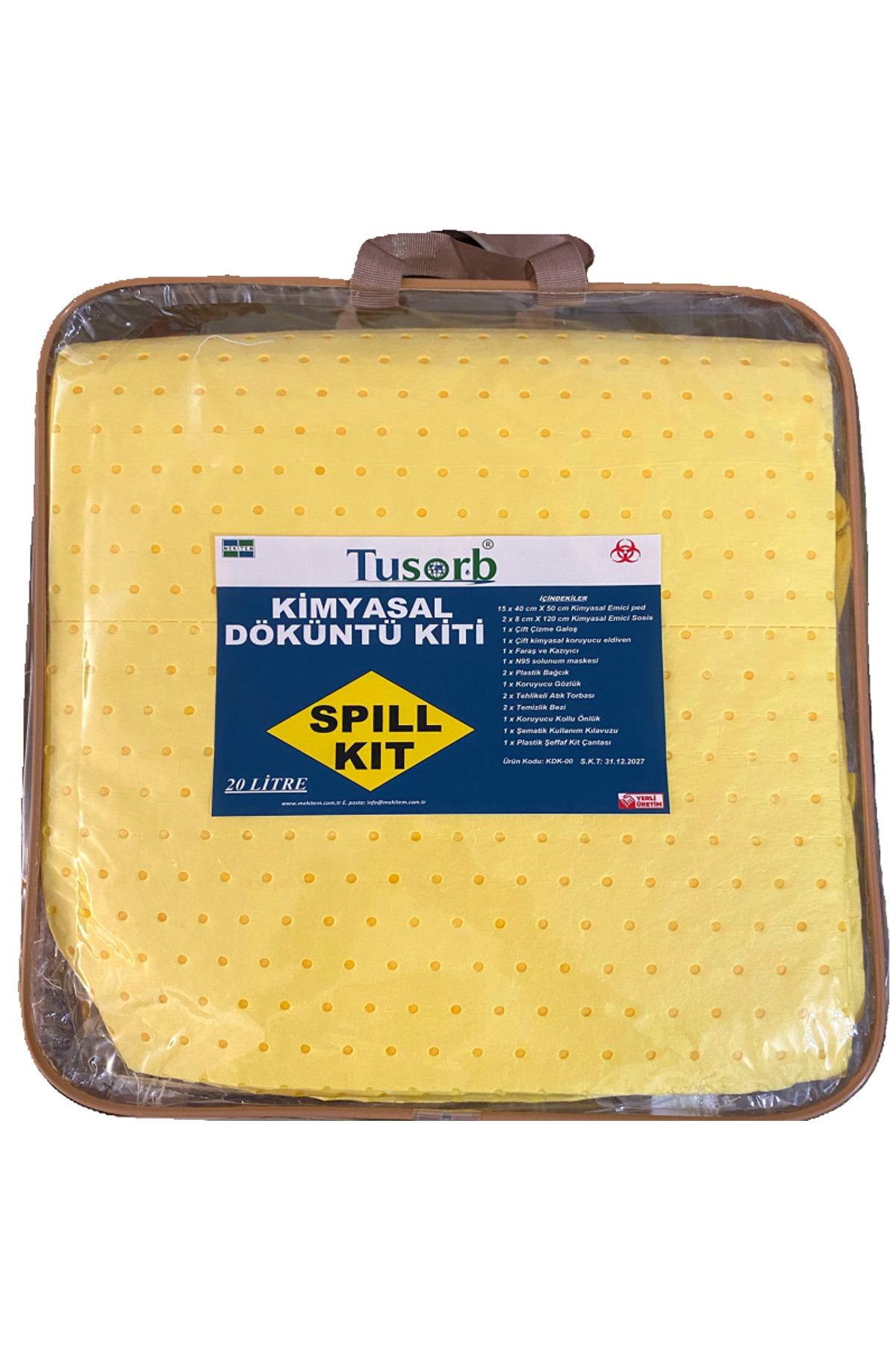 Tusorb Kimyasal Döküntü Kiti 20 Litre