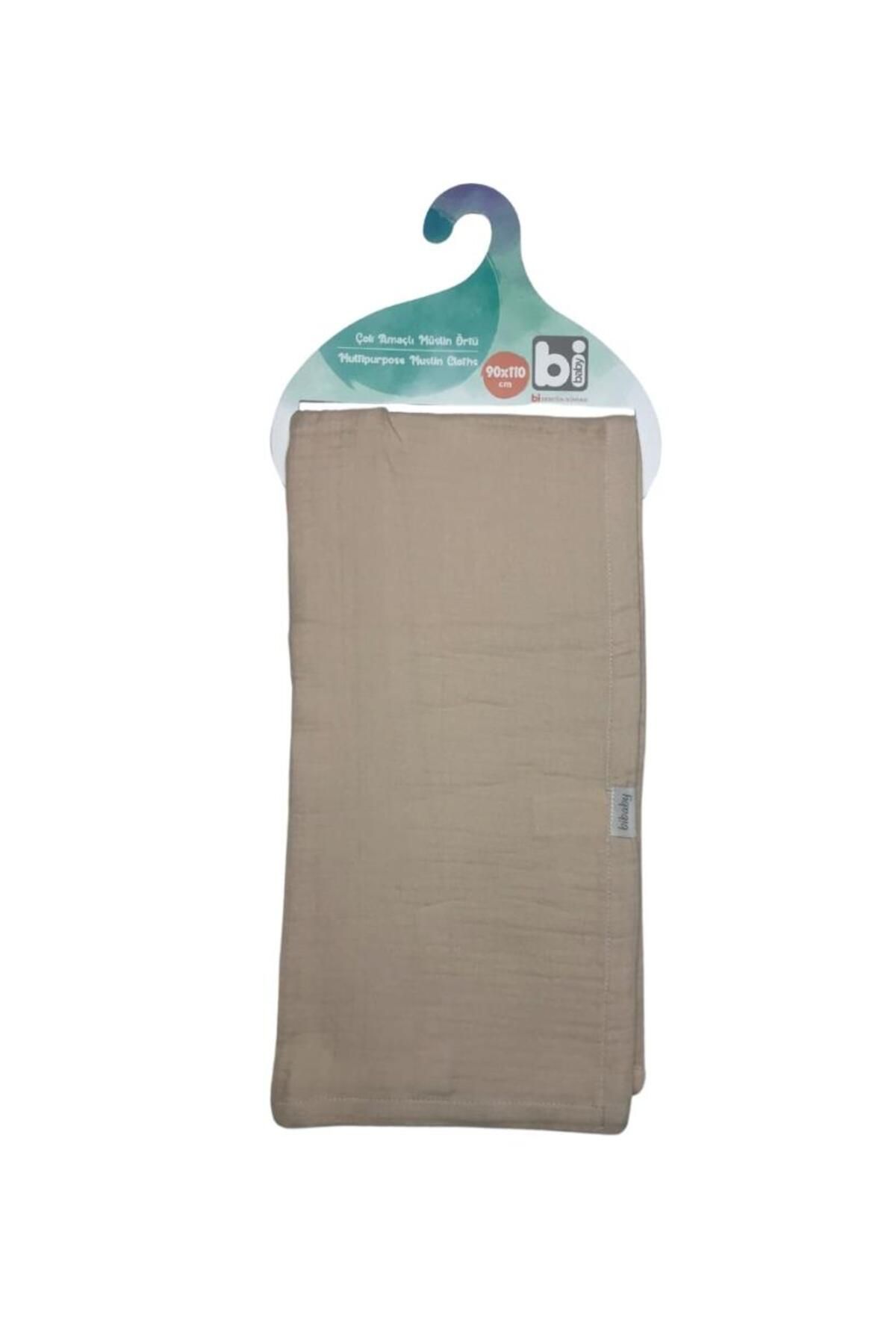 NessiWorld Bibaby 4 Katlı Müslin 90x110 Battaniye 64700 Bej