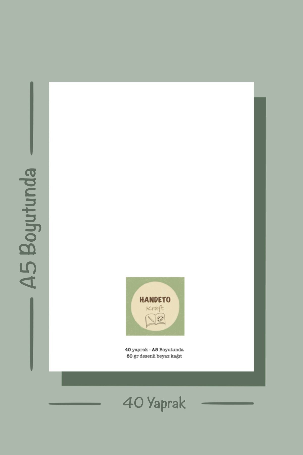 Handeto Kraft-لوحة ملاحظات مقاس A5 بتصميم الدراجة - دفتر ملاحظات قابل للفحص مع لوحة مذكرة غراء ودفتر ملاحظات غير مبطن 7