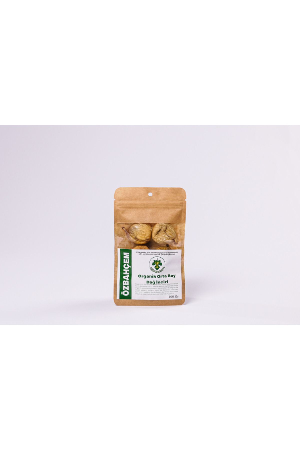 ÖZBAHCEM Organik Orta Boy Kuru Incir (61-65 KALİBRE) 100 gr