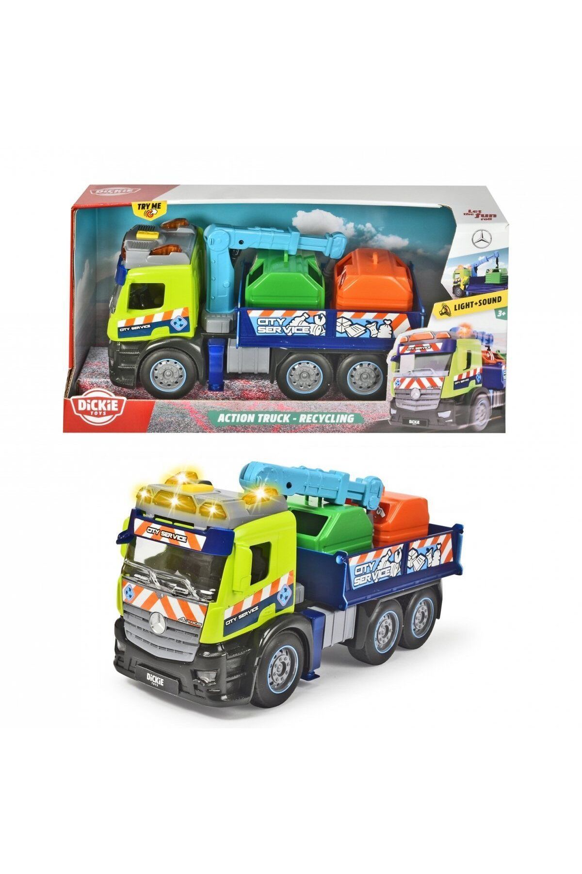 Simba 203745015 Action Truck - Recycling
