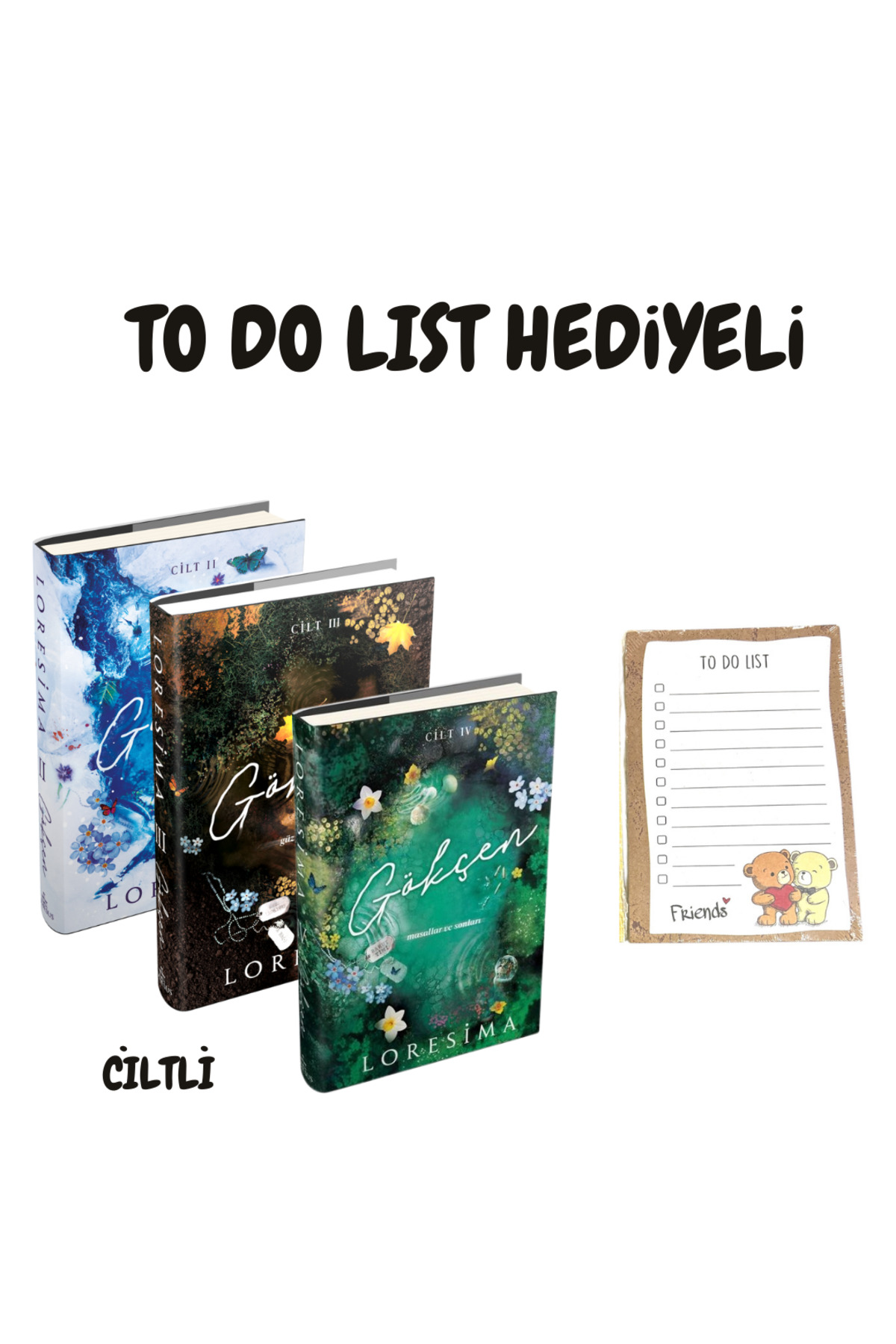 Ephesus Yayınları Gökçen 2-3-4 ciltli - to do list - Fiyatı