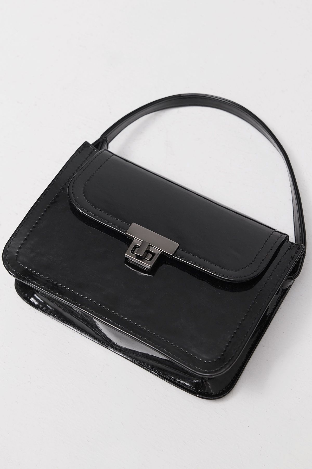 Addax-Patent Leather Hand and Shoulder Bag Ç2145 3