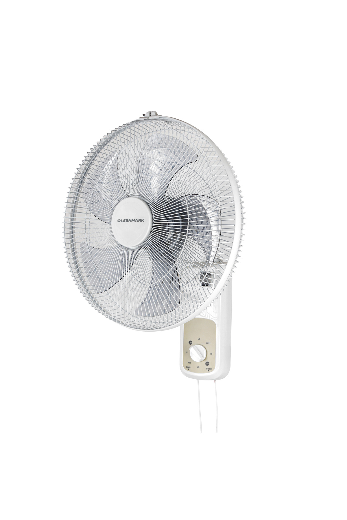 Olsenmark-Wall Fan, 16 Inch - Two Pull String Switch - 3 Speed Setting 6