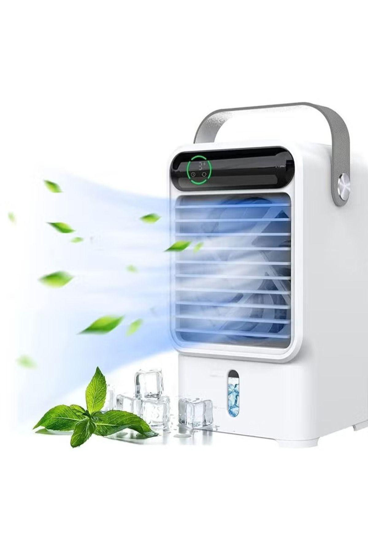 COOYA-4 in 1 Portable Air Cooler,with 3 Wind Speeds,with LED Light/Humidifier/Timing Function,for Home 1