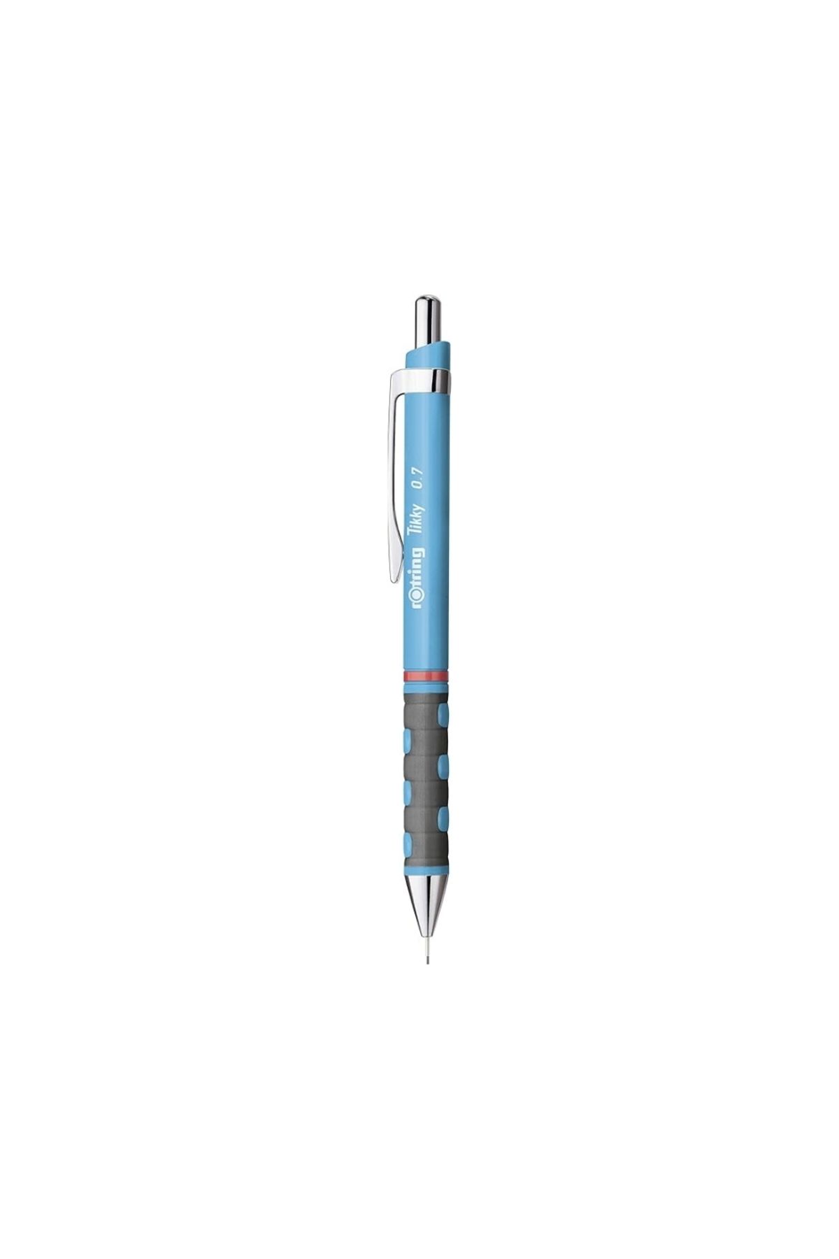 Rotring-|   Tikky Versatil Pencil School Set, 0.7 mm Nib, Light Blue with Eraser and 12 Nibs Gift 3