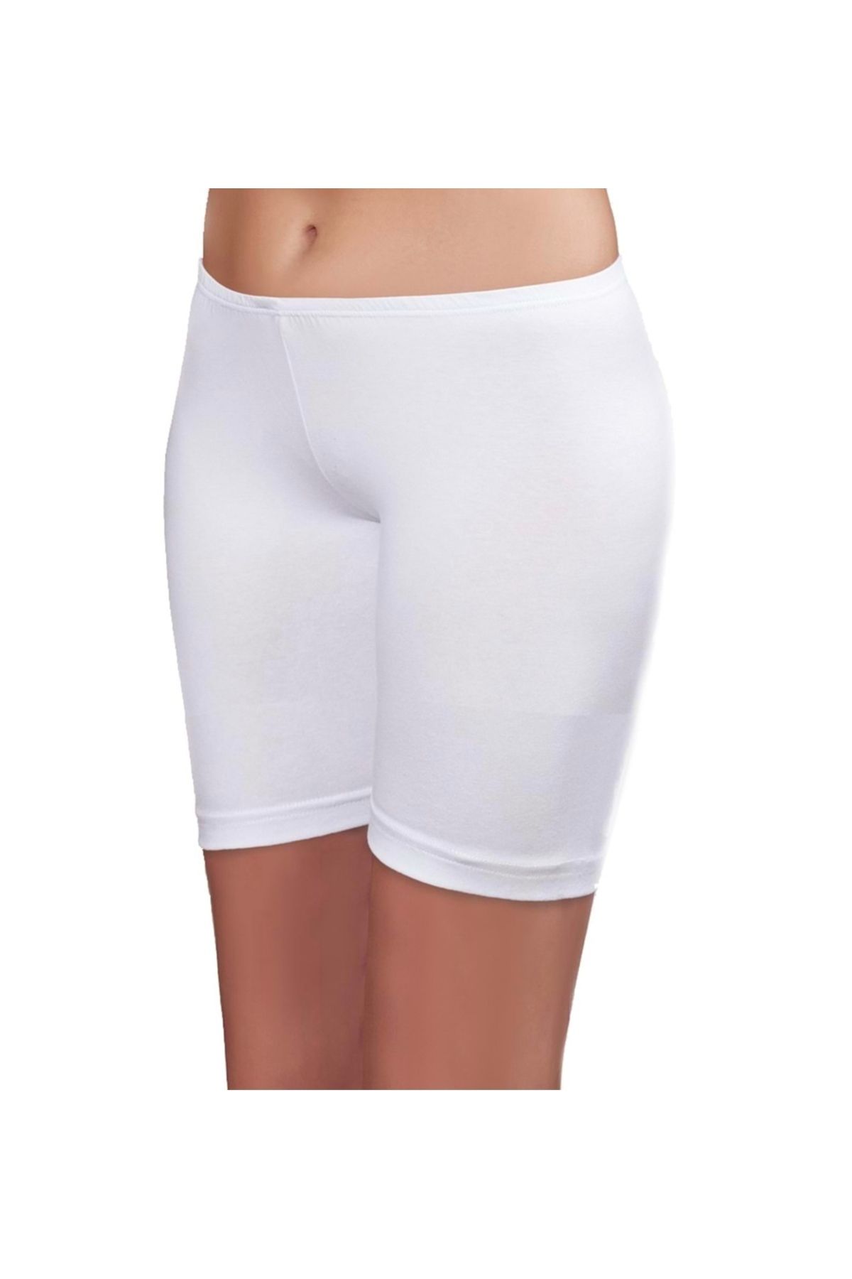 Belinay-Women's 3 Pack White Lycra Modal Short Tights 1